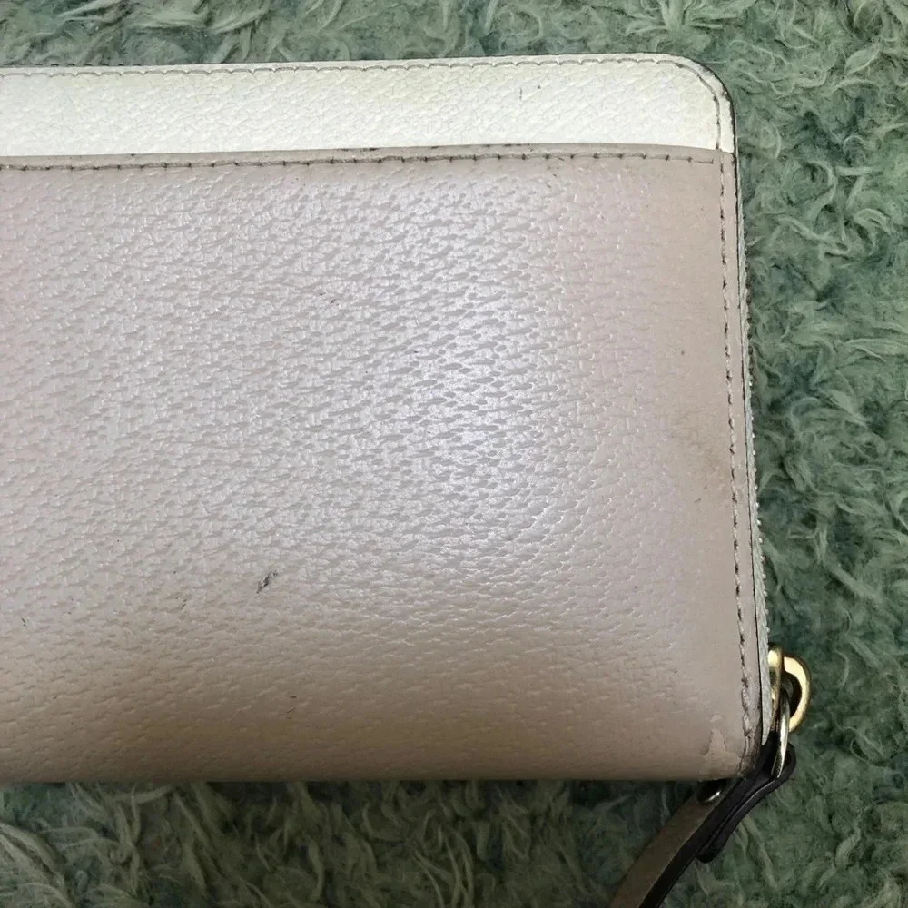KATE SPADE TWO TONED LEATHER WALLET
